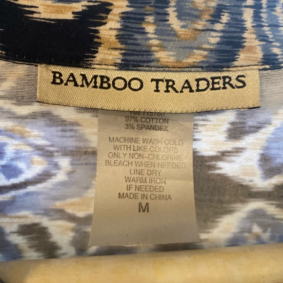 Bamboo Traders Blue Floral Sweater - Picture 2 of 2